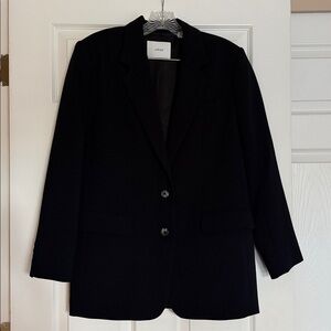 Aritzia Wilfred Heartbreaker Black Oversized Blazer XXS